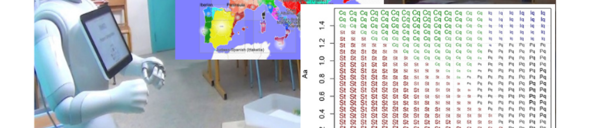 Composition d'images illustrant la recheche de l'équipe M3